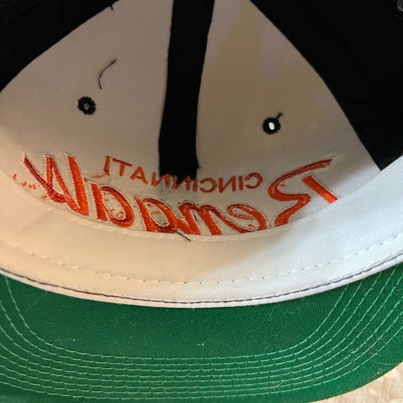 NFL Cincinnati Bengals Vintage 90's Embroidered Logo Script Hat Black & Orange - Picture 5 of 8